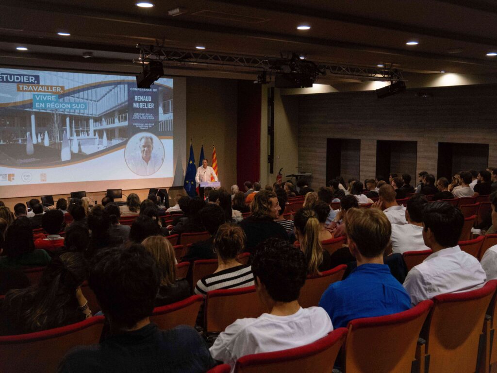 Conférence de Renaud Muselier, Président de la région PACA !